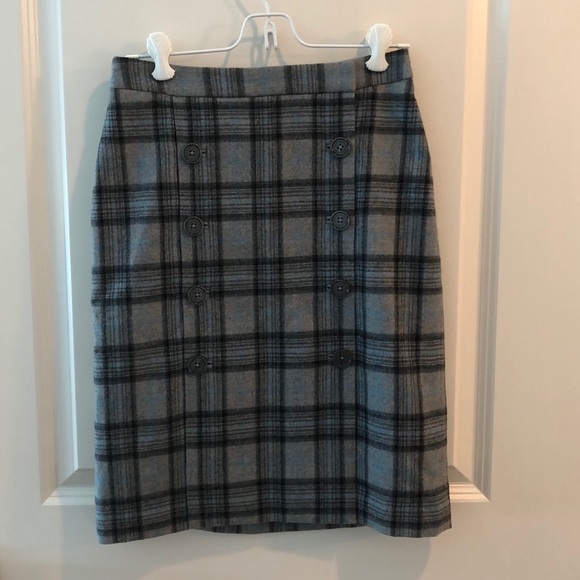 Brooks Brothers Women’s Wool Plade Skirt - Picture 3 of 13